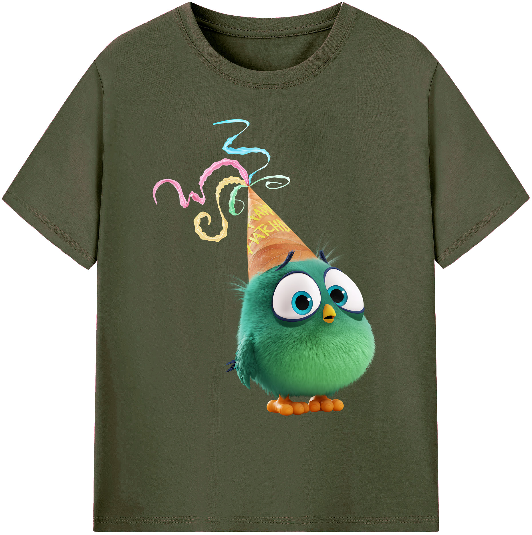 （画像用） Angry Birds アングリーバード 綿100％ メンズ半袖Tシャツ｜肌触りやわらか＆通気性